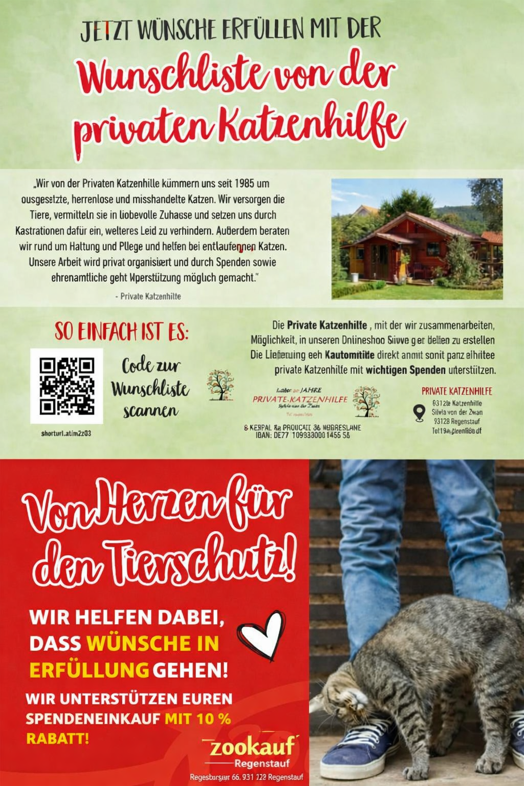 Wunschliste Private Katzenhilfe Regenstauf Mai 2026